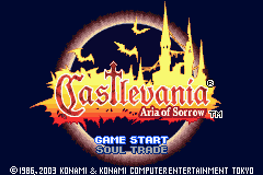 Castlevania: Aria of Sorrow: Title